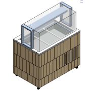 СТОЛ ШВЕД.ОХЛАЖД.ОСТРОВ. ENOFRIGO DOGE SERVITO RF 1000 СВЕТ.ДУБ