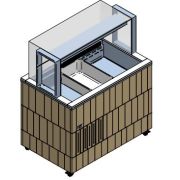 СТОЛ ШВЕД.ОХЛАЖД.ОСТРОВ. ENOFRIGO DOGE SERVITO RF VT 1000 СВЕТ.ДУБ