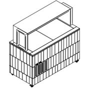 СТОЛ ШВЕД.ТЕПЛО/КЕРАМ ENOFRIGO DOGE SERVITO QPC 1400