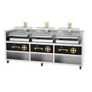 ГРИЛЬ ОТКРЫТЫЙ JOSPER BASQUE PVJ-76-3-3-MB