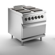 ПЛИТА ЭЛЕКТРИЧЕСКАЯ 4 КОНФОРОЧН. 700 СЕРИИ APACH CHEF LINE SLRE87FE