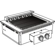 ГРИЛЬ ВСТРАИВАЕМЫЙ 700 СЕРИИ APACH CHEF LINE SLDI7GE8