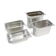 MGsteel Гастроемкость 1/4 h=100 мм. 265*162 мм. 2,5 л. нерж. MGsteel /1/6/24/