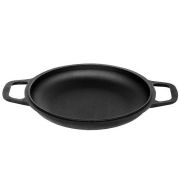 Чугун (Россия) Сковорода d=24 см. h=3,5 см. чугун с 2 ручками /1/8/