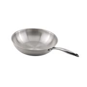 MGsteel Сковорода Wok d=34 см. h=9 см. 6,65 л. нерж. (индукция) MGsteel /1/