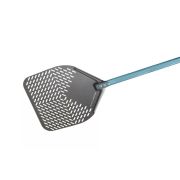 GI.METAL (Италия) Лопата для пиццы прямоуг. перфорир. 36*36 см. l=150 см. алюм. Evoluzion Gimetal /1/