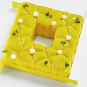 Форма для мороженого/суфле 3D "Квадрат" 150х150мм h55мм (объем 1,0л), силикон KE037S
