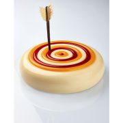 Форма для мороженого/суфле 3D "Мишень" d180мм h45мм (объем 0,9л), силикон KE031S