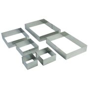 Форма кондитерская "Квадрат" 10см h 4см, s/s CRSQ3