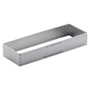 Форма кондитерская "Прямоугольник" 11х28см h2см, перфорированный борт, нерж.сталь 3099.33