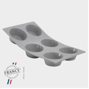 Форма силик. д/зам. и вып. "Эластомуль Маффин" d74/54мм h30мм, 95мл, 6 ячеек 1833.01D