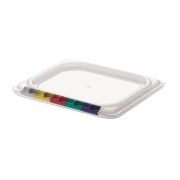 Пластик (Россия) Крышка для гастроем. 1/6 п/п прозрачная  /1/12/