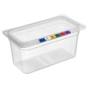 MGprof Гастроемкость 1/3 h=150 мм. 325*176 мм. 5,5 л. п/п прозрачная с крышкой MGprof /1/12/