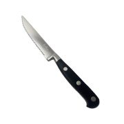 Pintinox (Италия) Нож для стейка 115/230 мм. 18/0  2 мм. ручка пластик, лезвие зубчатое Pinti /1/