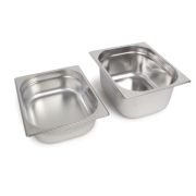 MGsteel Гастроемкость 1/2 h=150 мм. 325*265 мм. 9,2 л. нерж. MGsteel /1/6/12/