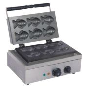 Вафельница для приготовления  печенья  рыбки STARFOOD, на 6 ячеек